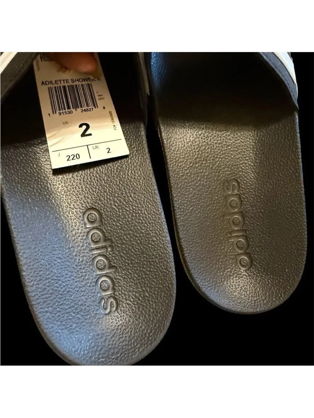 NWT Kids Addidas slides.